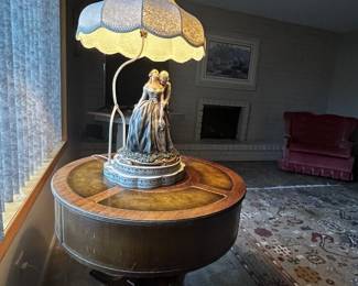 vintage furniture and lamps
