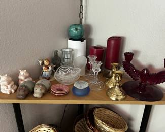 salt & pepper shakers, candle holders