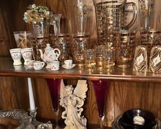 Glassware, decor