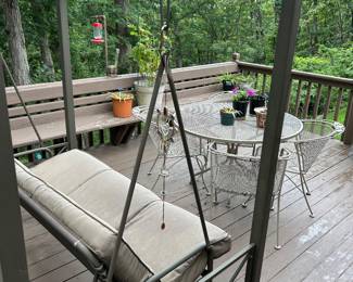 Outdoor swing, outdoor furniture