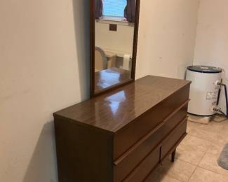 Dresser and mirror