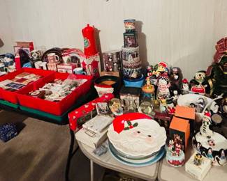 Lots of Christmas items!