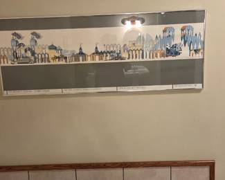 1984 World's Fair framed poster by Charles Moore. Picture doesn't do it justice!