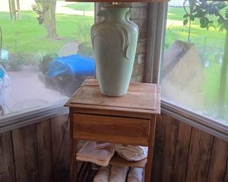 Lamp and wine rack