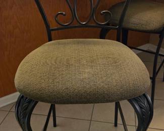 Pair of barstools matching the bistro set