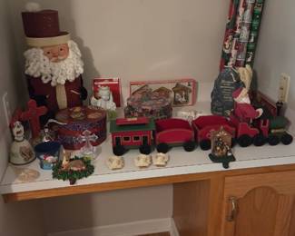Lots of Christmas decor