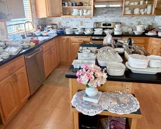 Tons of serving ware