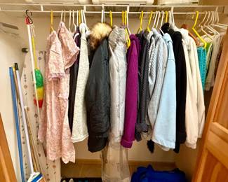 Clothing and cleaning supplies