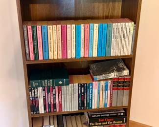Books and bookshelf