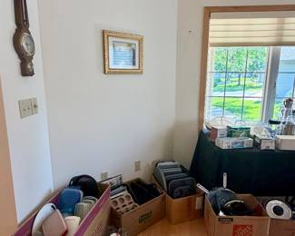 Tupperware, baking sheets, jars