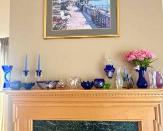 Crystal vases and decor, art