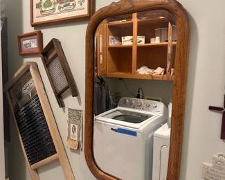 wall hangings and mirror