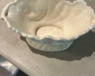 vintage milk glass bowl