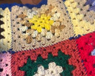 handmade crochet afghan throw blanket