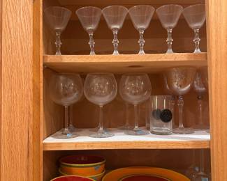 glassware and dishes