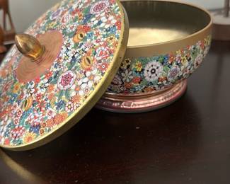 Vintage Daher Floral Container