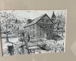 "Brewster Mill on Cape Cod" by Clark M. Goff