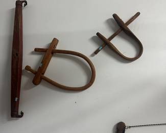 antique wooden yoke collar