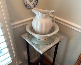Marble Top Side Table