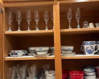 glassware and dishes