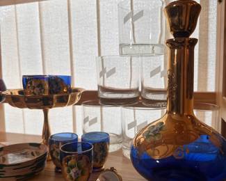 Czech Glass Decanter