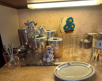 Kitchen, Cow Sugar & Creamer