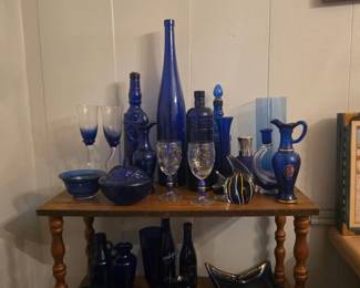 Cobalt glass