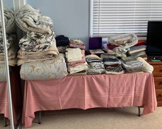Sometimes it is good to change out your bedding.  This could be the day you find the perfect quilt or bedspread.