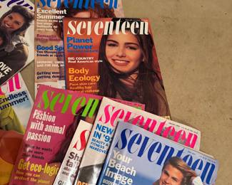 Vintage Seventeen magazines 