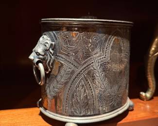 Antique biscuit jar