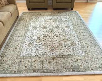 Hand Tufted Wool Area Rug From India