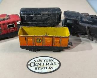 Vintage Marx Tin Litho Trains
