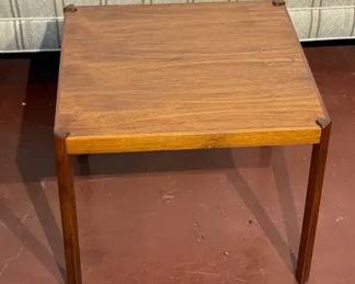 Vintage Teak Side Table by Hans Olsen for Lindebo Hansen
