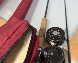 Argus Flight III Reel, Martin 63 Precision  Mtn Cork Pole Cover