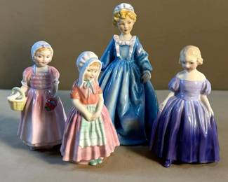 Royal Doulton Marie, Grandmothers Dress, Tootles  Tinkle Bell 