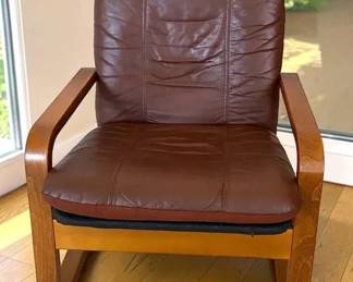 Scandinavian Style Bentwood Lounge Chair
