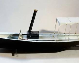 Vintage Tin WindUp Boat
