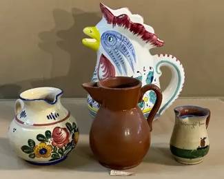 Watcombe Torquay Pottery, Italian Rooster Pitcher  Other pottery 