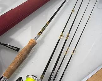 Shakespeare Long Cast Reel, Sage Rod Case  Tokyo Fishing Rod 