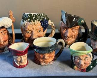 Vintage Royal Doulton Toby Jug character mugs