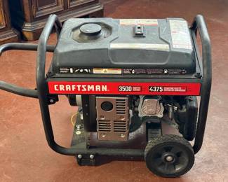 Craftsman 3500watt gasoline portable generator 