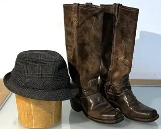 Frye Womens Harness Boots