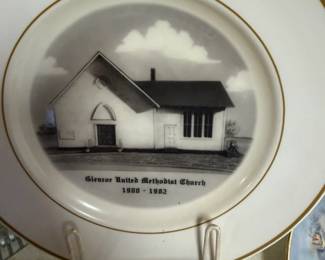 Glencoe Methodist church plate