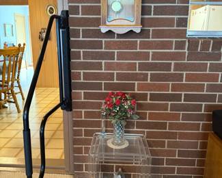 clock, nesting side tables