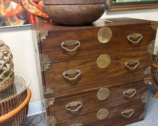 Henredon Asian Stackable Japanese Tansu Campaign Style (2)