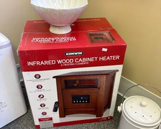 Infrared wood cabinet heater