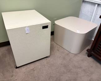 2 end tables - could be used as storage
