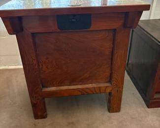 Korean pine and elm Djibouti rice chest. 29 1/2w28”.