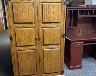 2 Vintage A Brandts Co Ranch Oak Style textured wood 36”x61”