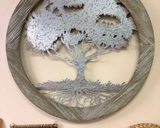 “Tree of Life” 34” circle. Metal